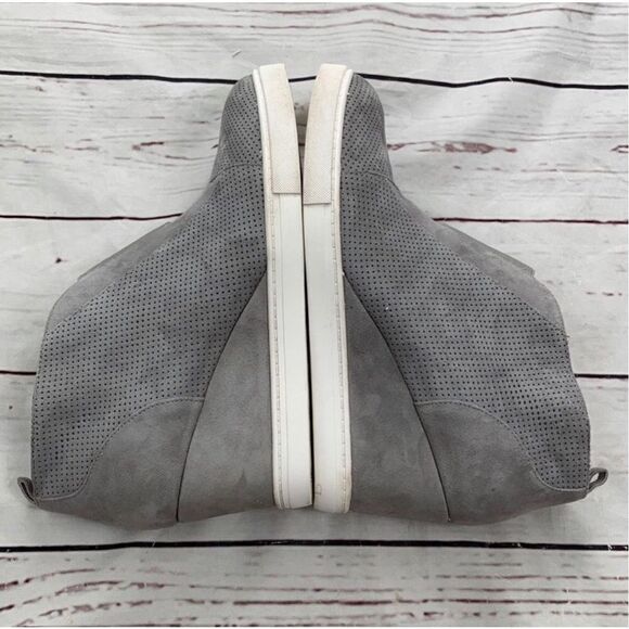Linea Paolo Gray Ana Wedge Sneakers Size 9.5 - Picture 8 of 13